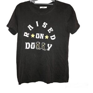 Tres Bien Raised on‎ Dolly Shirt Grey Charcoal small